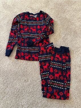 Hanna Andersson Reindeer Holiday Pajama Set